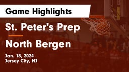 St. Peter's Prep  vs North Bergen  Game Highlights - Jan. 18, 2024