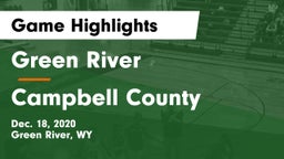 Green River  vs Campbell County  Game Highlights - Dec. 18, 2020