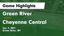 Green River  vs Cheyenne Central  Game Highlights - Jan. 9, 2021