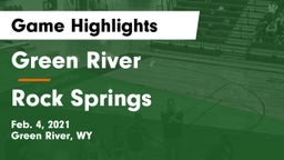 Green River  vs Rock Springs  Game Highlights - Feb. 4, 2021