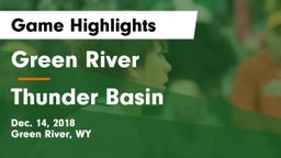 Green River  vs Thunder Basin  Game Highlights - Dec. 14, 2018