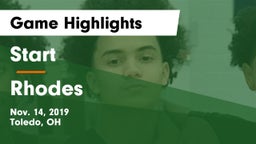 Start  vs Rhodes  Game Highlights - Nov. 14, 2019
