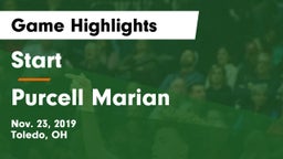 Start  vs Purcell Marian  Game Highlights - Nov. 23, 2019