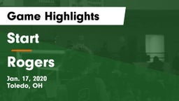 Start  vs Rogers  Game Highlights - Jan. 17, 2020