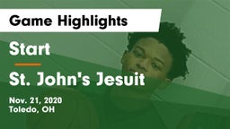 Start  vs St. John's Jesuit  Game Highlights - Nov. 21, 2020