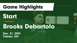 Start  vs Brooks Debartolo Game Highlights - Dec. 31, 2022