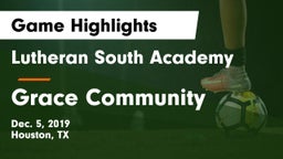 Lutheran South Academy vs Grace Community  Game Highlights - Dec. 5, 2019