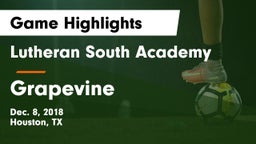 Lutheran South Academy vs Grapevine  Game Highlights - Dec. 8, 2018