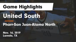 United South  vs Pharr-San Juan-Alamo North  Game Highlights - Nov. 16, 2019