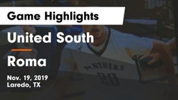 United South  vs Roma  Game Highlights - Nov. 19, 2019
