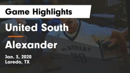 United South  vs Alexander  Game Highlights - Jan. 3, 2020