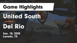 United South  vs Del Rio  Game Highlights - Jan. 10, 2020