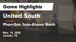 United South  vs Pharr-San Juan-Alamo North  Game Highlights - Nov. 14, 2020