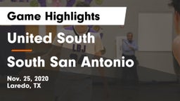 United South  vs South San Antonio  Game Highlights - Nov. 25, 2020