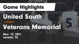 United South  vs Veterans Memorial  Game Highlights - Nov. 19, 2021