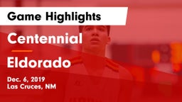 Centennial  vs Eldorado  Game Highlights - Dec. 6, 2019