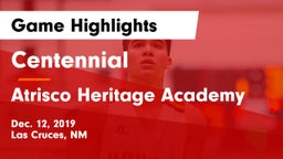Centennial  vs Atrisco Heritage Academy  Game Highlights - Dec. 12, 2019