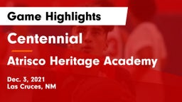 Centennial  vs Atrisco Heritage Academy  Game Highlights - Dec. 3, 2021