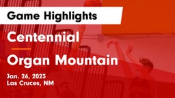 Centennial  vs ***** Mountain  Game Highlights - Jan. 26, 2023