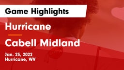 Hurricane  vs Cabell Midland  Game Highlights - Jan. 25, 2022