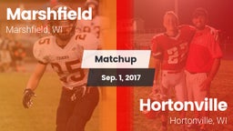 Matchup: Marshfield High vs. Hortonville  2017