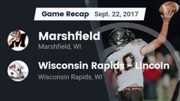 Recap: Marshfield  vs. Wisconsin Rapids - Lincoln  2017