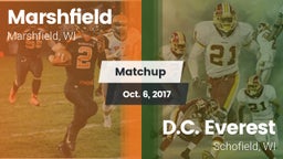 Matchup: Marshfield High vs. D.C. Everest  2017