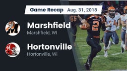 Recap: Marshfield  vs. Hortonville  2018