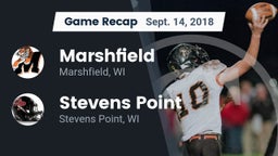 Recap: Marshfield  vs. Stevens Point  2018