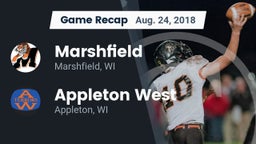 Recap: Marshfield  vs. Appleton West  2018