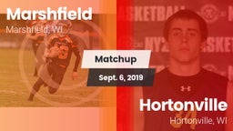 Matchup: Marshfield High vs. Hortonville  2019