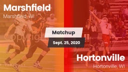 Matchup: Marshfield High vs. Hortonville  2020