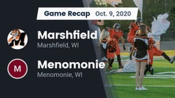 Recap: Marshfield  vs. Menomonie  2020