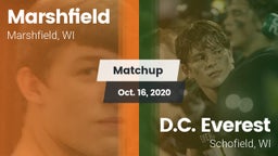 Matchup: Marshfield High vs. D.C. Everest  2020