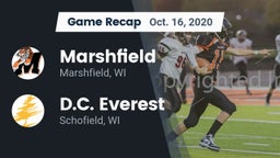 Recap: Marshfield  vs. D.C. Everest  2020