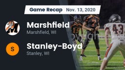 Recap: Marshfield  vs. Stanley-Boyd  2020