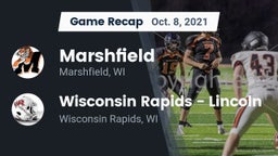 Recap: Marshfield  vs. Wisconsin Rapids - Lincoln  2021