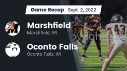 Recap: Marshfield  vs. Oconto Falls  2022
