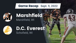 Recap: Marshfield  vs. D.C. Everest  2022