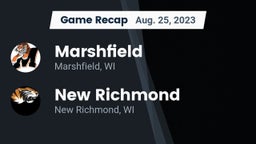 Recap: Marshfield  vs. New Richmond  2023