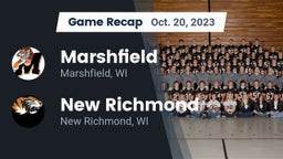 Recap: Marshfield  vs. New Richmond  2023