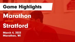 Marathon  vs Stratford  Game Highlights - March 4, 2023