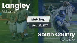 Matchup: Langley  vs. South County  2017