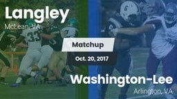 Matchup: Langley  vs. Washington-Lee  2017