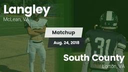 Matchup: Langley  vs. South County  2018