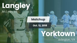 Matchup: Langley  vs. Yorktown  2018