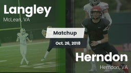 Matchup: Langley  vs. Herndon  2018