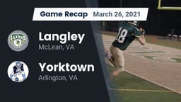 Recap: Langley  vs. Yorktown  2021