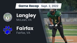 Recap: Langley  vs. Fairfax  2022