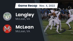 Recap: Langley  vs. McLean  2022